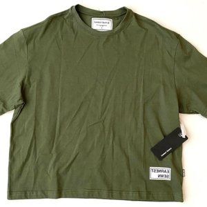 Earnest  Sewn Oversize Cotton Tee Army Green